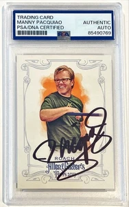 2013 Topps Allen & Ginter Manny Pacquiao Signed Auto Card #219 PSA DNA Slabbed - Picture 1 of 1