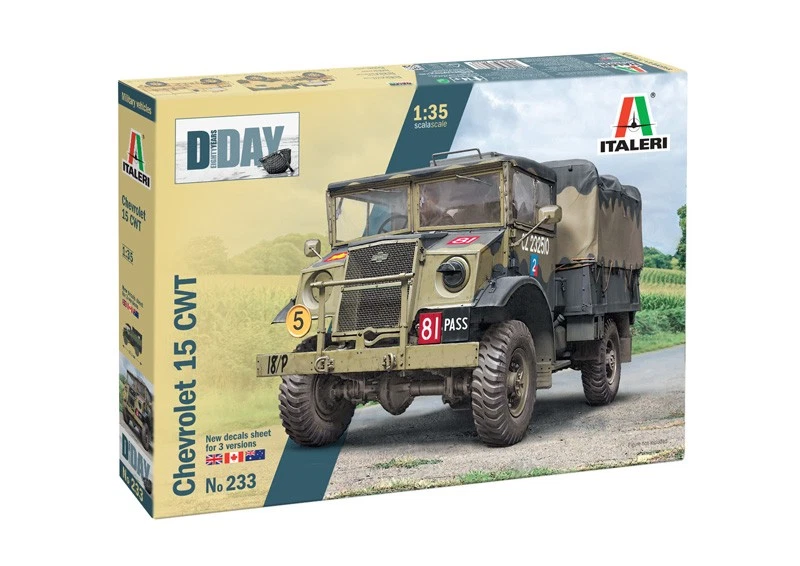 1/35 ITALERI - CHEVROLET - 15 CWT TRUCK MILITARY 1955 IT0233