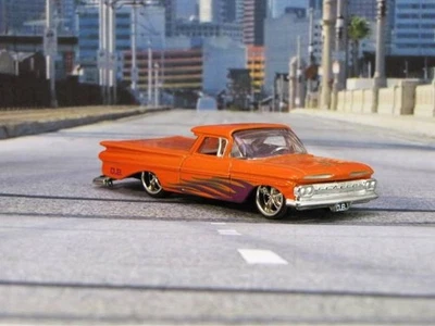 59 1959 Chevy El Camino Lowrider Style Slammed Custom 1/64 Scale Ltd Ed Model  F - Image 1 of 4