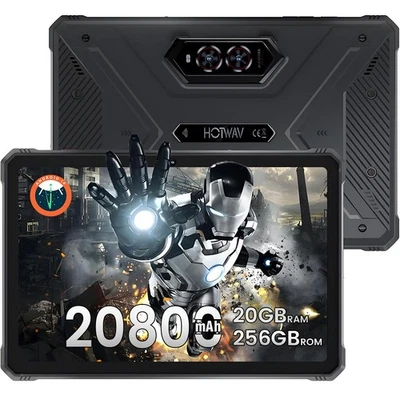 HOTWAV R9 Pro Outdoor Tablet Android 14, 20080mAh 11 Zoll 2K FHD+ Display 256GB - Bild 1 von 4