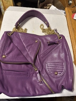 DANIELLE NICOLE Women Cross Body  purple Bag  Golden chain CUTE - Image 1 of 4