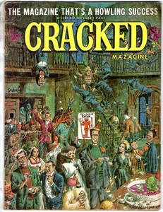 CRACKED #43 1965 Severin WARD Davis MONSTERS Comic Humor Magazine - Picture 1 of 3