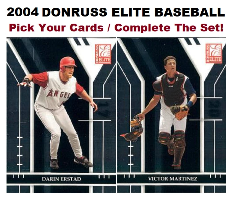 2004 Donruss Elite Baseball - Pick Your Cards / Complete The Set! - Image 1 of 1
