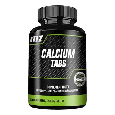 MZ-STORE Calcium Tabs 200 Tabletten – Kalzium 120mg – Knochengesundheit Support