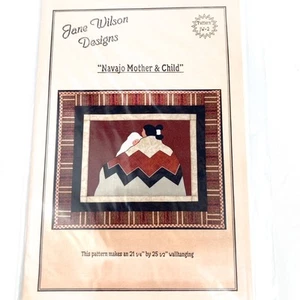 Mother & Child Southwest Applique Quilt Pattern 21.25" X 25.5" Wall Quilt - Picture 1 of 3