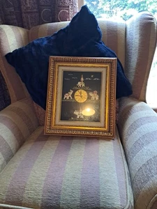 Auspicious picture frame Thai elephant (Clock) - Picture 1 of 13