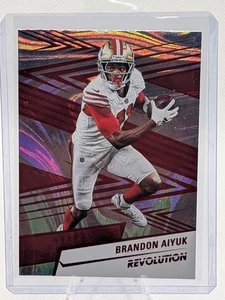 2025 Panini Revolution - Brandon Aiyuk #119 Red Swirl  - Bild 1 von 2