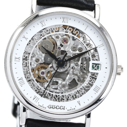Orologio Uomo Automatico GUCCI 700SQ PT950 Quadrante Scheletrato_872660