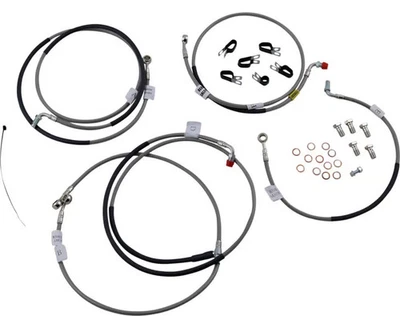 Kit de línea de freno delantero &amp; trasero (6 líneas) compatible con Yamaha 15-18 Foto 1 de 4