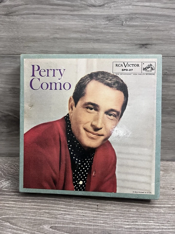 Perry Como Vinyl 45 rpm 10 Records Box Set Spd-27 Vintage - Image 1 of 3