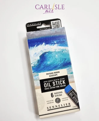 Sennelier Oil Stick Mini Set of 6 - Seascape - Image 1 of 4
