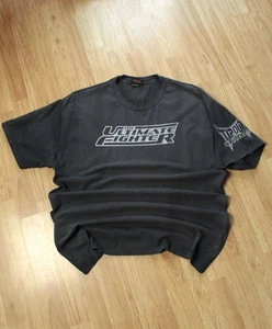Tapout The Ultimate Fighter Rampage Team Vintage T Shirt Mens Size XL Faded Gray - Picture 1 of 14