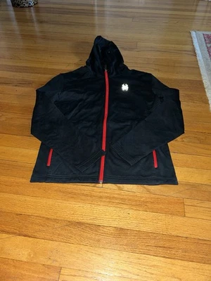 Spyder Black and Red Zip Up Sweater Size S - Image 1 of 4