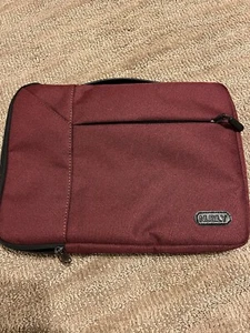 NEW Wine Red Computer/ Laptop Case For Up To 14” MacBook Air/pro Notebook. - Picture 1 of 7