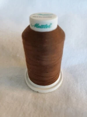 Mettler Metrocor Serger Thread - Color 0975 Brown 1094 Yards - Image 1 of 2