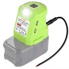 Dual Usb Led Control For Ryobi+18V Liion Battery Adapter For P Series Tools