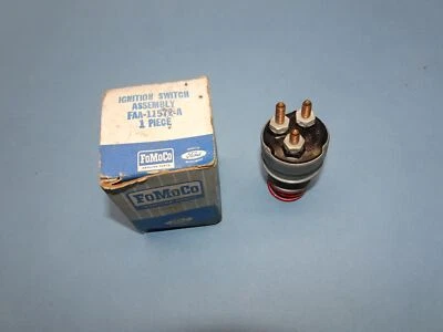 Interruptor de encendido de 3 clavijas NOS 53 54 55 Ford Car Truck B3TZ-11572-A / FAA-11572-A Foto 1 de 4