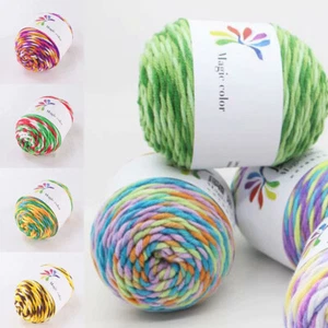 45 g Knäuel Garn weich grob gehäkelt Chenille Milch Baby Samt Strickwolle UK - Bild 1 von 33