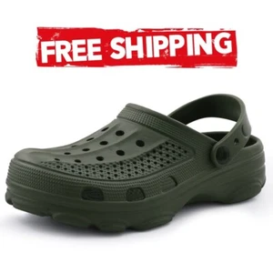 Men women Clogs Sandals Non-Slip Summer Holes Breathable Garden Home Sandals - Picture 1 of 14