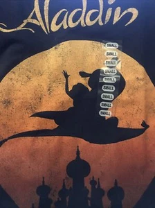 Disney~~Aladdin~  Aladdin ~Black and yellow  T-Shirt   BAM ~~small - Picture 1 of 1