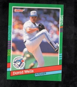 1991 David Wells Donruss Baseball Toronto Blue Jays #473 - Picture 1 of 1