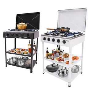 Natural Gas Stove 5 Hearth Propane Grill, 2.5KW Outdoor Camping Grill Portabl... - Picture 1 of 8