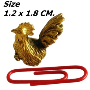 Amuleto Tailandés Pollo Gallo Animal Auspicioso Fortuna Riqueza Feng Shui Talismán  - Imagen 1 de 5