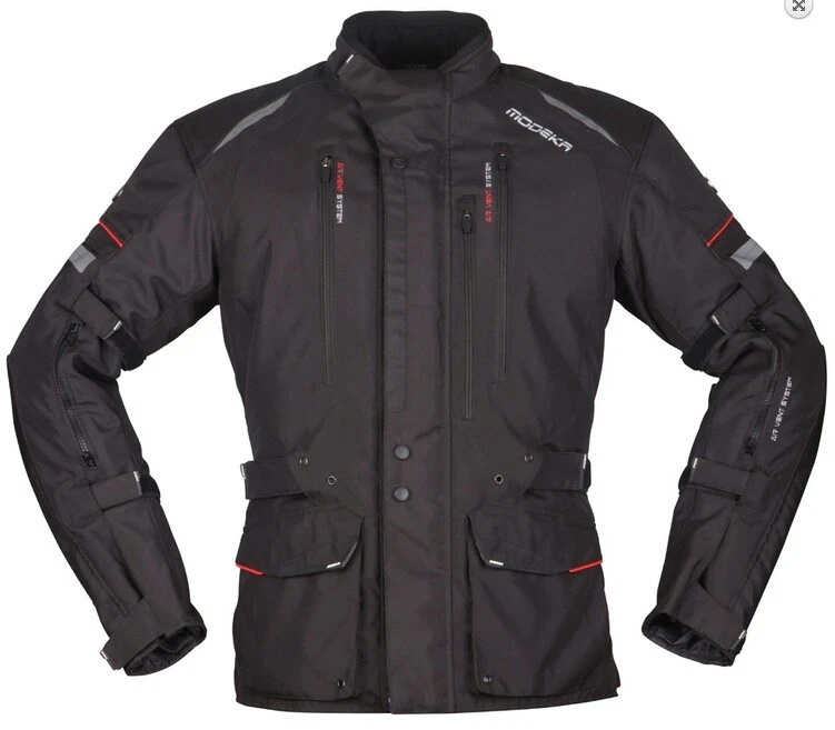 Modeka Striker II Motorradjacke Langgröße schwarz - Bild 1 von 1