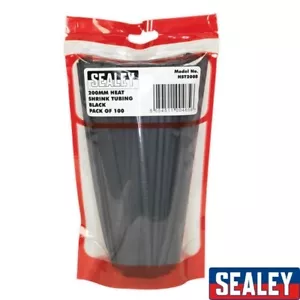 HST200B Sealey 100 Stck. 200 mm Schrumpfschlauch - schwarz - Bild 1 von 4