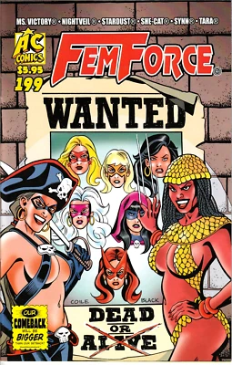 Cómics de Femforce #199 casi nuevo 9,4 AC GGA arte de buena chica difícil de encontrar copia de alta calidad ¡así que CGC IT! Foto 1 de 2