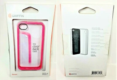 Griffin прозрачный задний чехол для iPhone 4/4s - розовый - Изображение 1 из 3