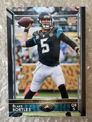 2015 Topps #113 Blake Bortles ROOKIE SEASON STATS - Image 1 of 2