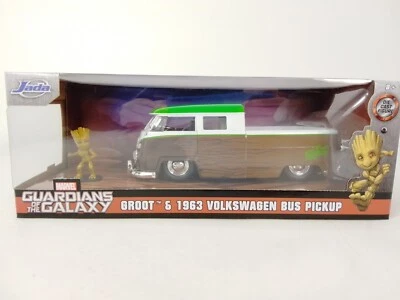 Jada Toys BROOT Volkswagen T1 1963 GARDIENS DE LA GALAXIE 1/24 253225013 - Photo 1/3