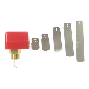 Interruttore controllo flusso acqua paletta 220V 3A filettatura BSPP 1" pollici contatti SPDT - Foto 1 di 5