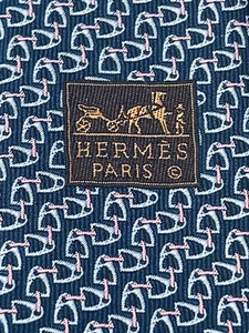 Hermes blue “BRW” 659257 T 100% silk tie new in box with tags - Picture 1 of 6
