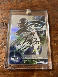 Richard Sherman Signed Topps Platinum Card Psa Dna Coa Autographed Seahawks - Picture 1 of 4