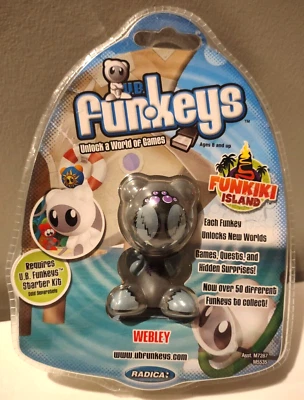 2007 U.B. Funkeys Webley Common Funkiki Island Figure Radica NEW SEALED - Image 1 of 2