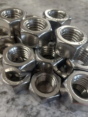 MIDWEST FASTENER 5/8-11 Stainless Steel Nut (25 count) 5/8" Course Hex Nuts SS Hardware