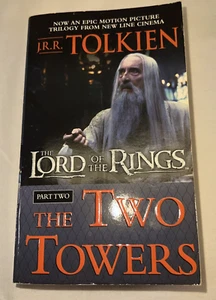 Book Paperback JRR TOLKIEN The Two Towers Lord of the Rings #2 116th Ballantine - Foto 1 di 13
