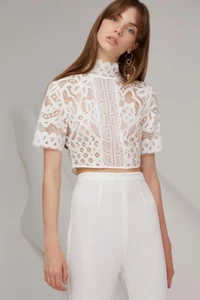 Keepsake Bridges Lace Top Ivory - Picture 1 of 9