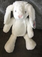 Mumbles Print Me White Bunny Rabbit Soft Toy 12” (30cm) BNWT