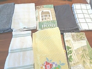 Colección de 8 toallas de mano de rizo 100 % algodón cocina y baño - Imagen 1 de 5