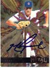 Carte de baseball dédicacée signée Mark Grace 1996 Fleer Metal #141 Cubs GX19701