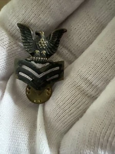 USN US NAVY ALL RATES E-6 PO1 PETTY OFFICER 1ST CL. 8 POINT COVER BADGE - Picture 1 of 9