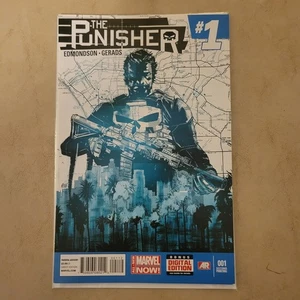 Punisher (2014) #1 2nd Printing, Blue Cover, Second Print, NM! - Picture 1 of 2