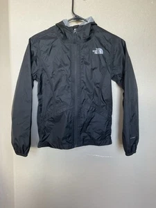 The North Face Full Zip Windbreaker Size 10-12 Girls Hooded Pockets Long Sleeve - Picture 1 of 8