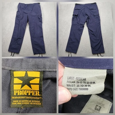 Propper Tactical Cargo Pants Men's Large Regular Navy Military BDU - Image 1 of 4