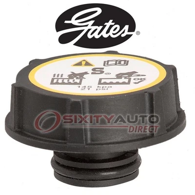 Gates Coolant Reservoir Cap for 2008-2013 Volvo C30 2.5L L5 - Antifreeze so Foto 1 de 4