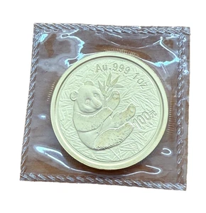 China 2000 Gold 1 oz Panda 100 Yuan Original Mint Sealed BU - Picture 1 of 2
