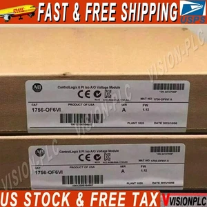 New AB 1756-OF6VI ControlLogix 6Pt Iso A/O Voltage Module 1756OF6VI US Free Tax - Picture 1 of 4